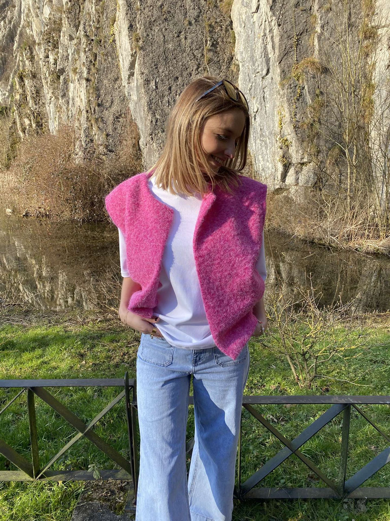 Gilet Eleonore - rose fuchsia4.webp