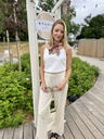 pantalon en lin Karl - Biege3.webp