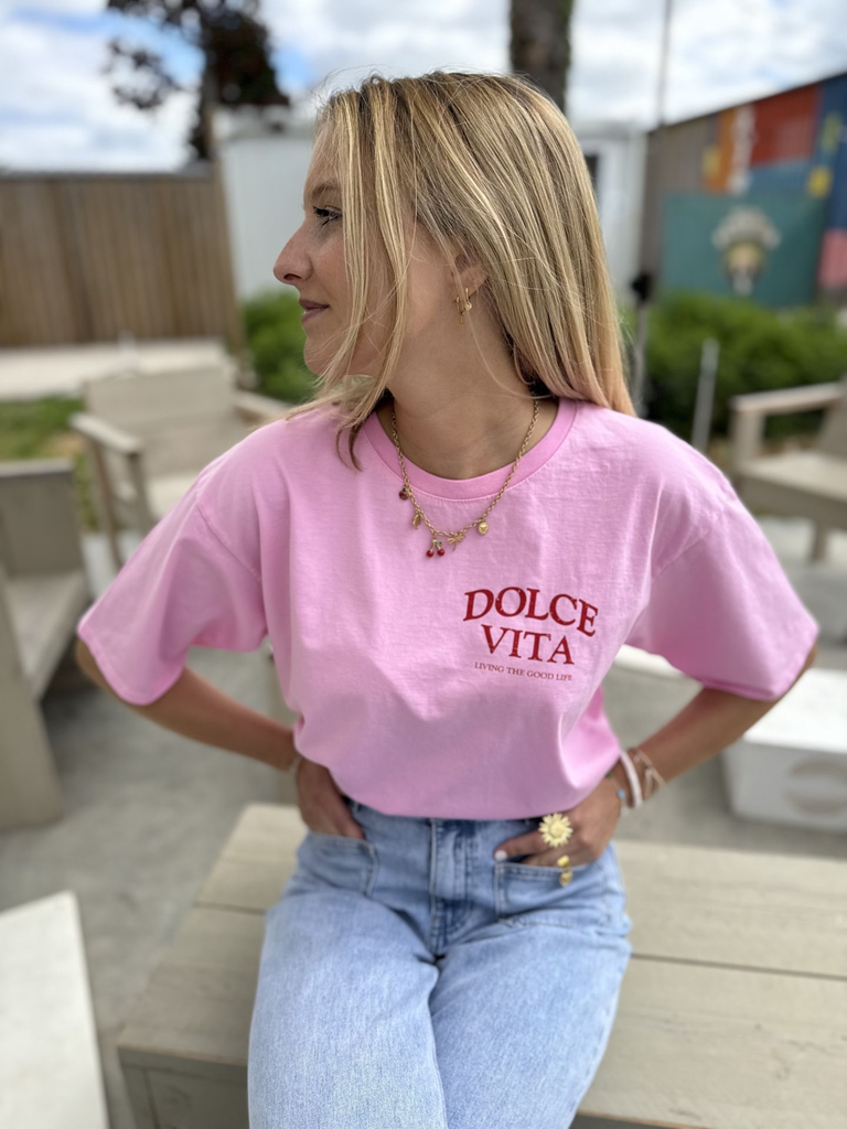 Tshirt dolce Vita - Rose4.webp