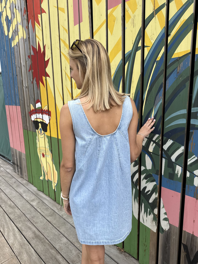 Robe en jeans Eden - Bleu3.webp
