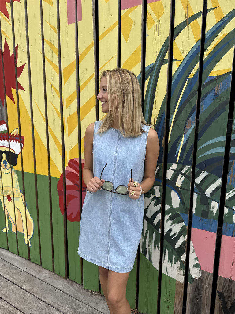 Robe en jeans Eden - Bleu4.webp