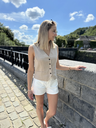 Gilet en lin Isac - Taupe 1.webp