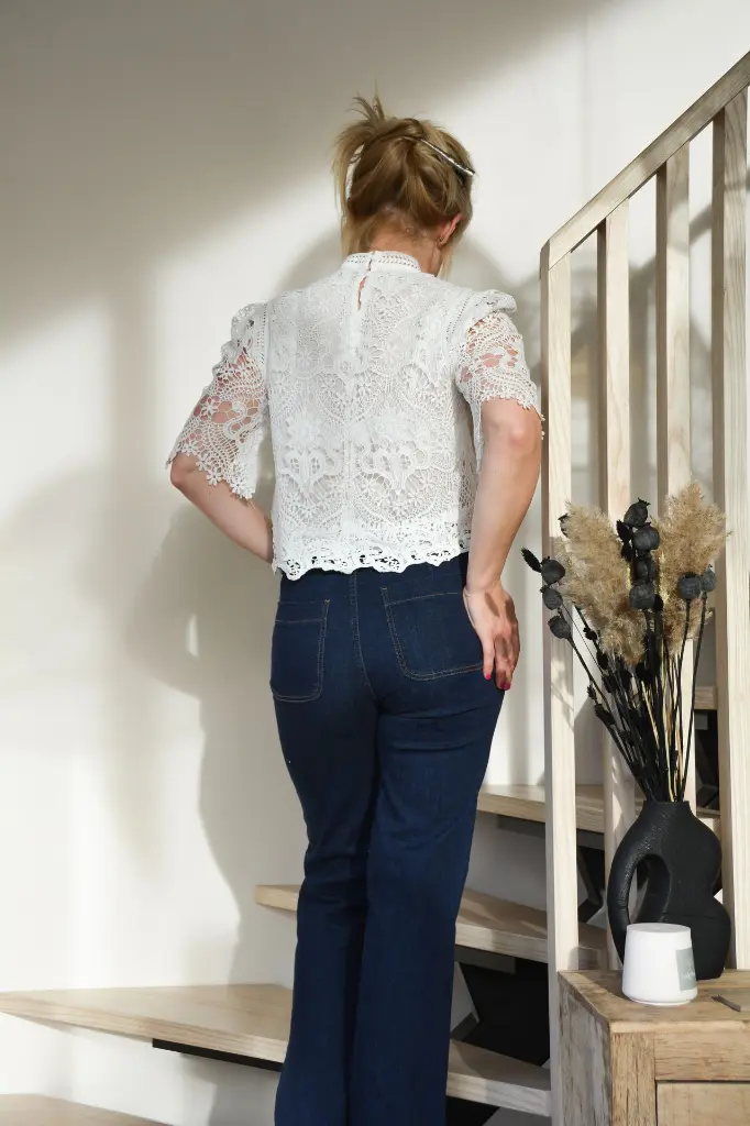 Blouse en dentelle Lola - Blanc - copie 8.webp