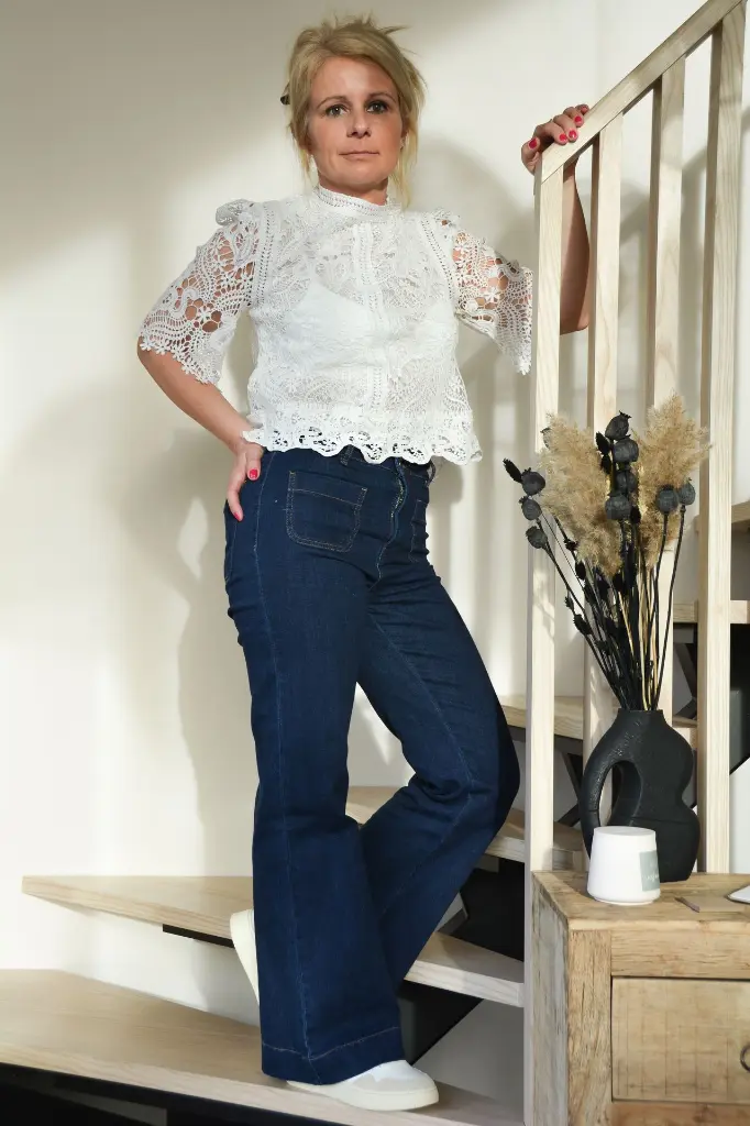 Blouse en dentelle Lola - Blanc - copie 3.webp