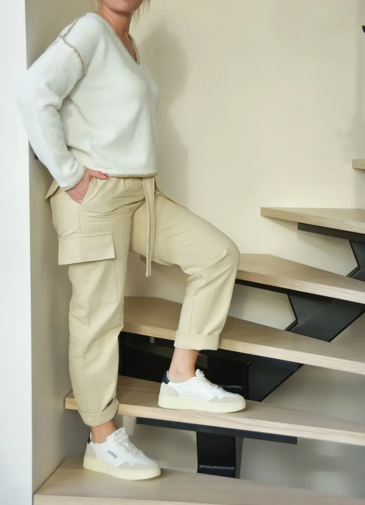 Jeans Cargo Alex - Beige - copie.webp