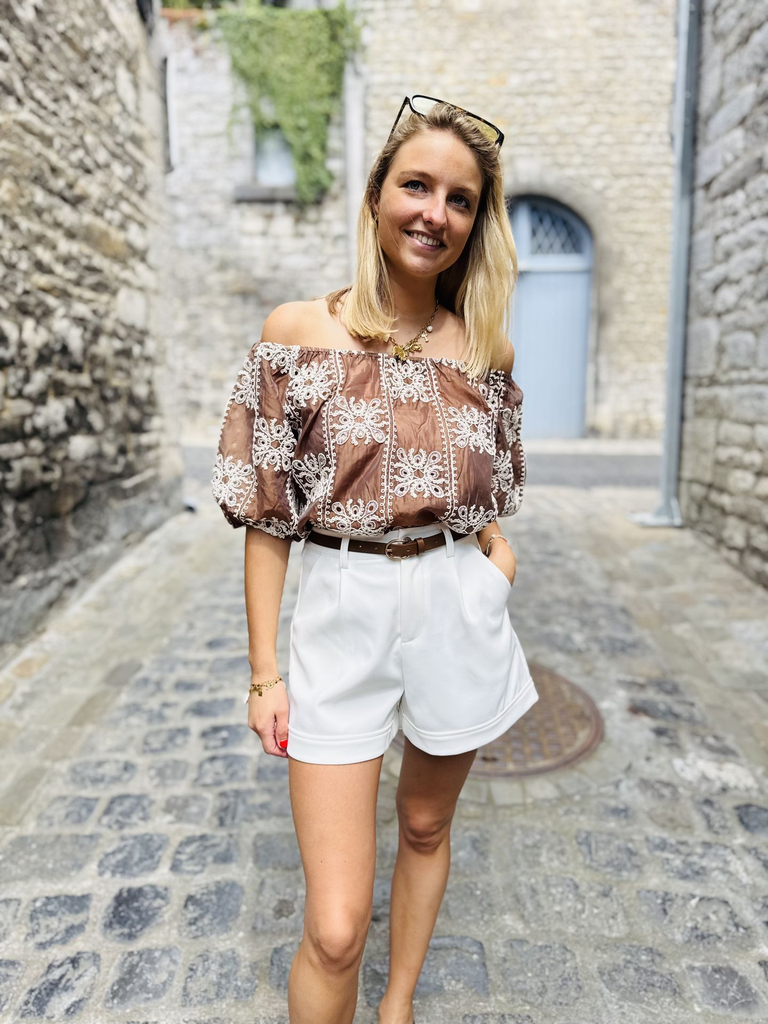 Blouse Franck - Chocolat5.webp