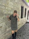 Robe en jeans Valentine -  Kaki5.webp