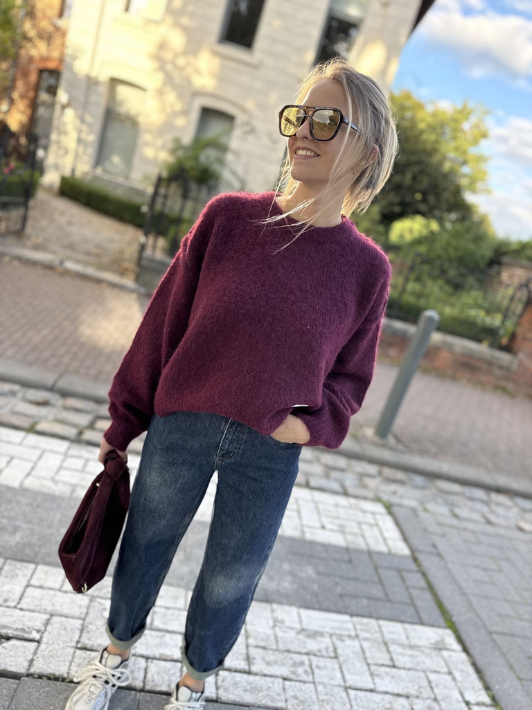 Pull Claudine - Bordeaux4.webp