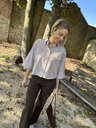 Chemise lignée Evy - Marron5.webp