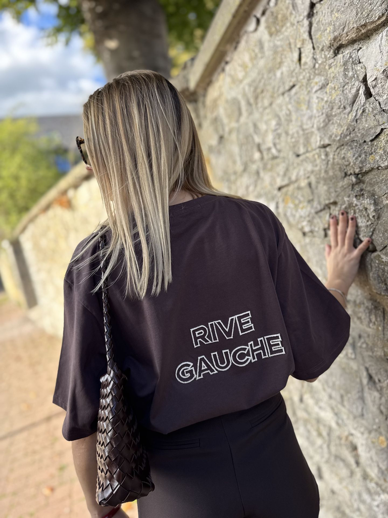 T-shirt rive gauche - Chocolat6.webp