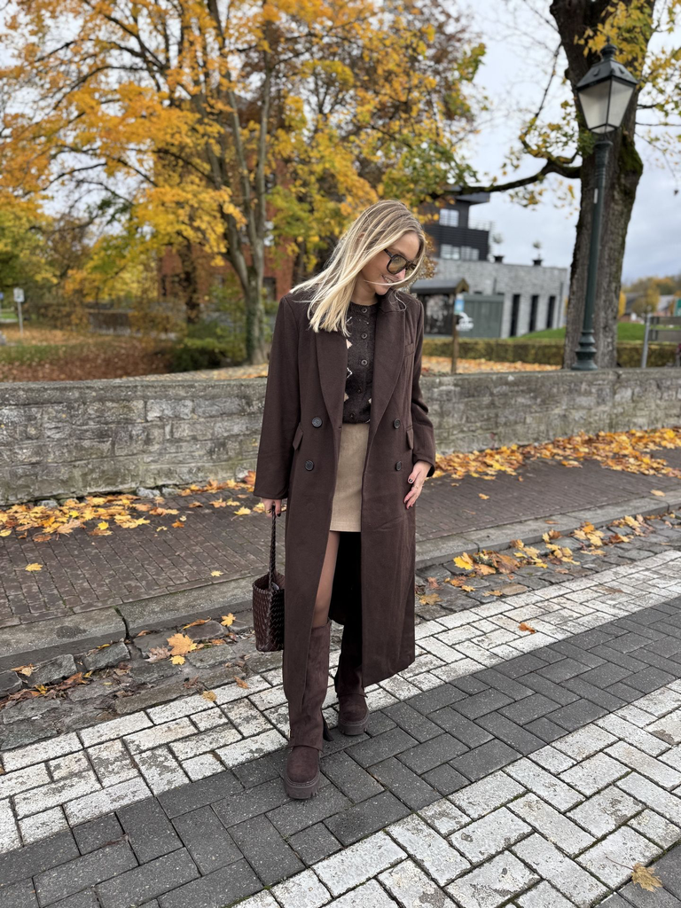 Manteau en laine Leeloo - Marron7.webp