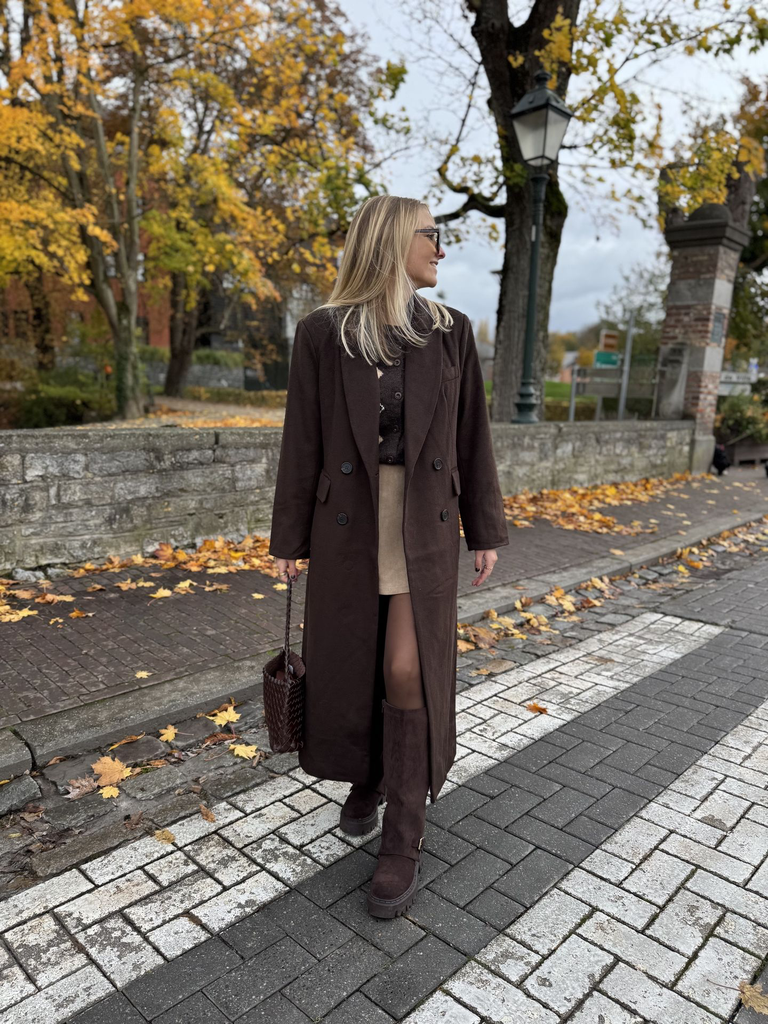Manteau en laine Leeloo - Marron6.webp