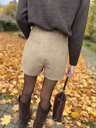 Jupe-short en daim - Beige2.webp