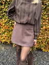 Jupe-short en daim - Chocolat7.webp
