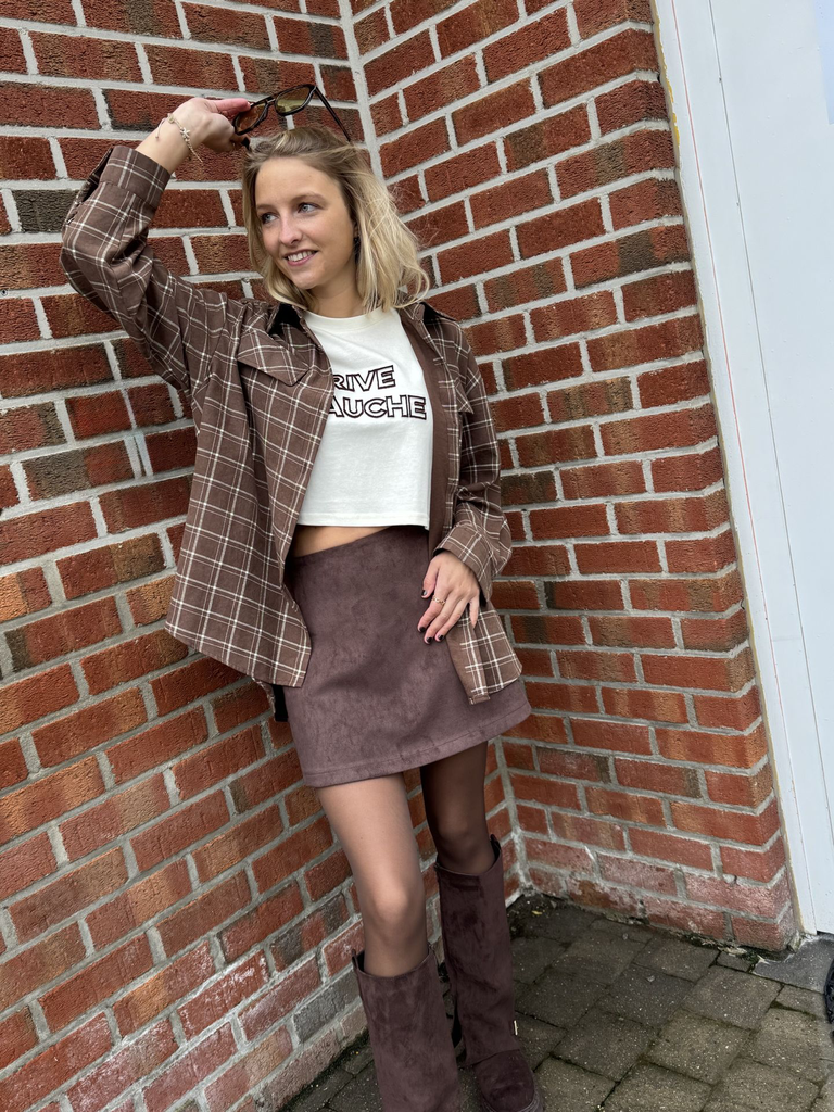 chemise à carreaux Gabin - Marron3.webp