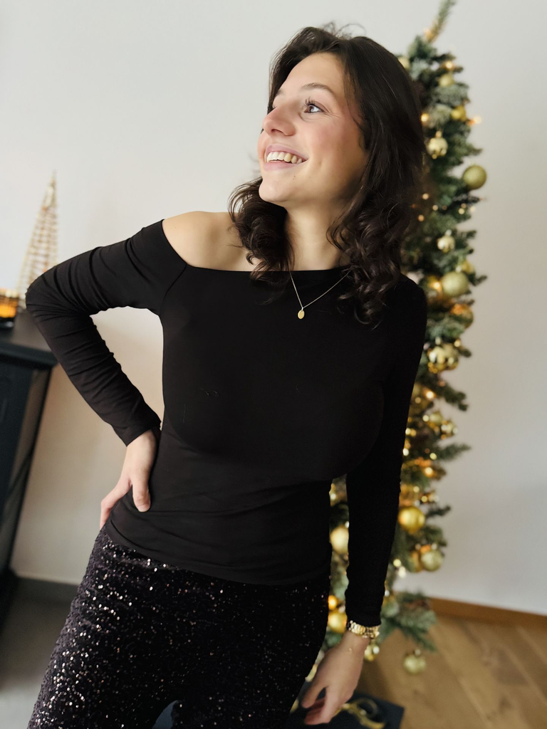 Blouse Octavia - chocolat5.webp