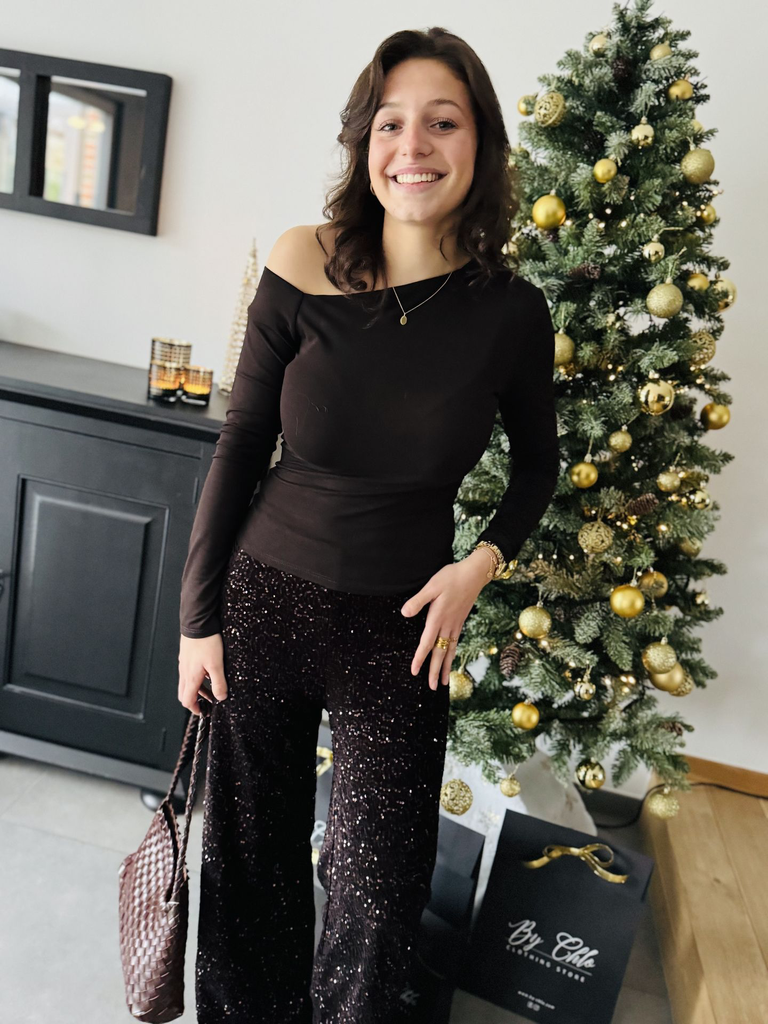 Blouse Octavia - chocolat3.webp