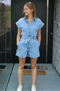 Combi courte en jeans Danaé - Bleu 3.webp
