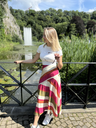 Jupe Mathilde - Kaki: rose 4.webp