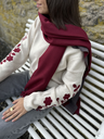 Echarpe Joca - Bordeaux2.webp