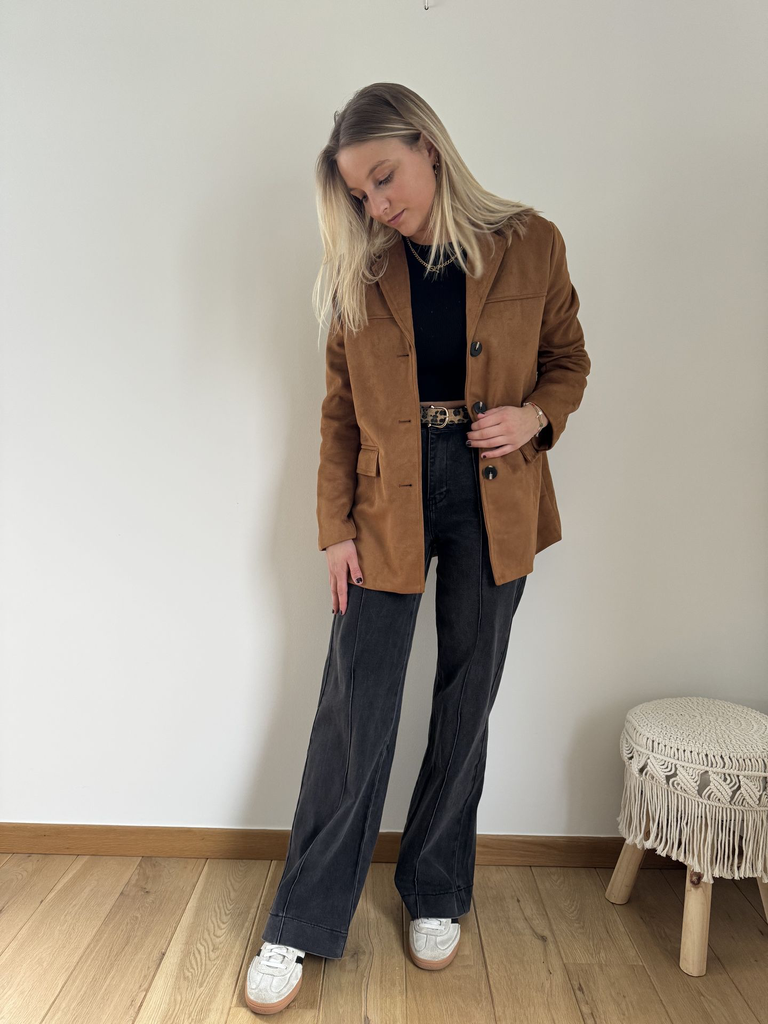 Veste en daim Noé - Camel4.webp