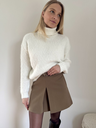 Jupe short Adelaide - Taupe4.webp