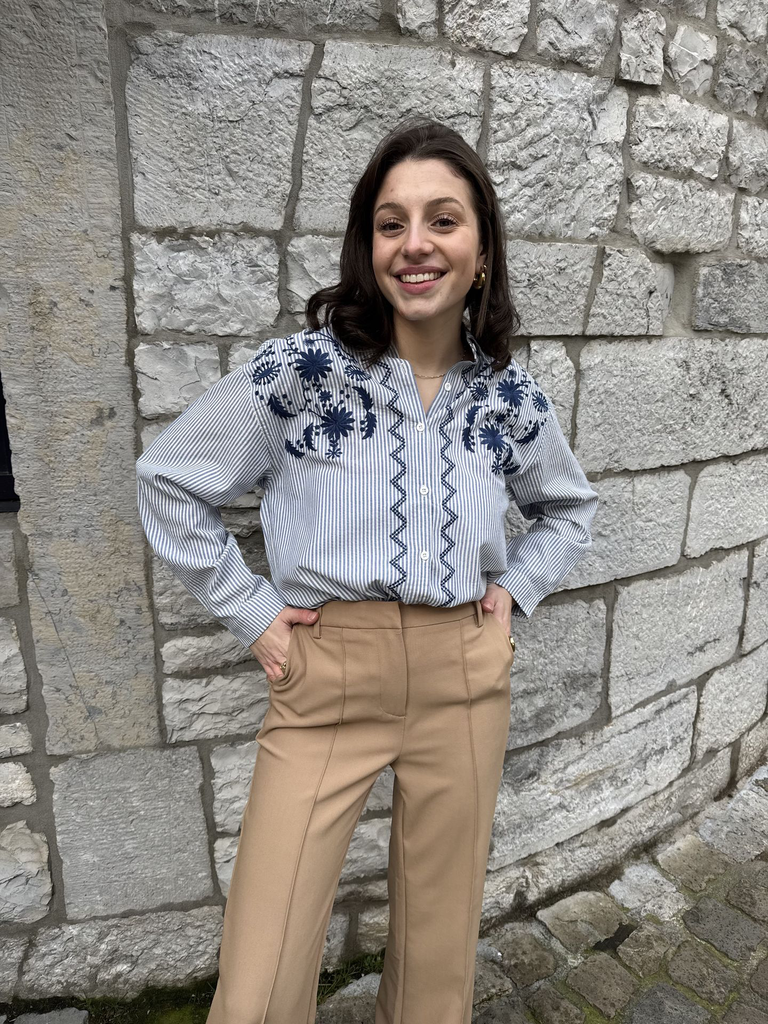 CHEMISE LIGNÉE ELLIA - BLEU2.webp
