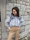 CHEMISE LIGNÉE ELLIA - BLEU4.webp
