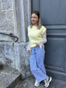  PULL SANS MANCHES EN MOHAIR - JAUNE3.webp