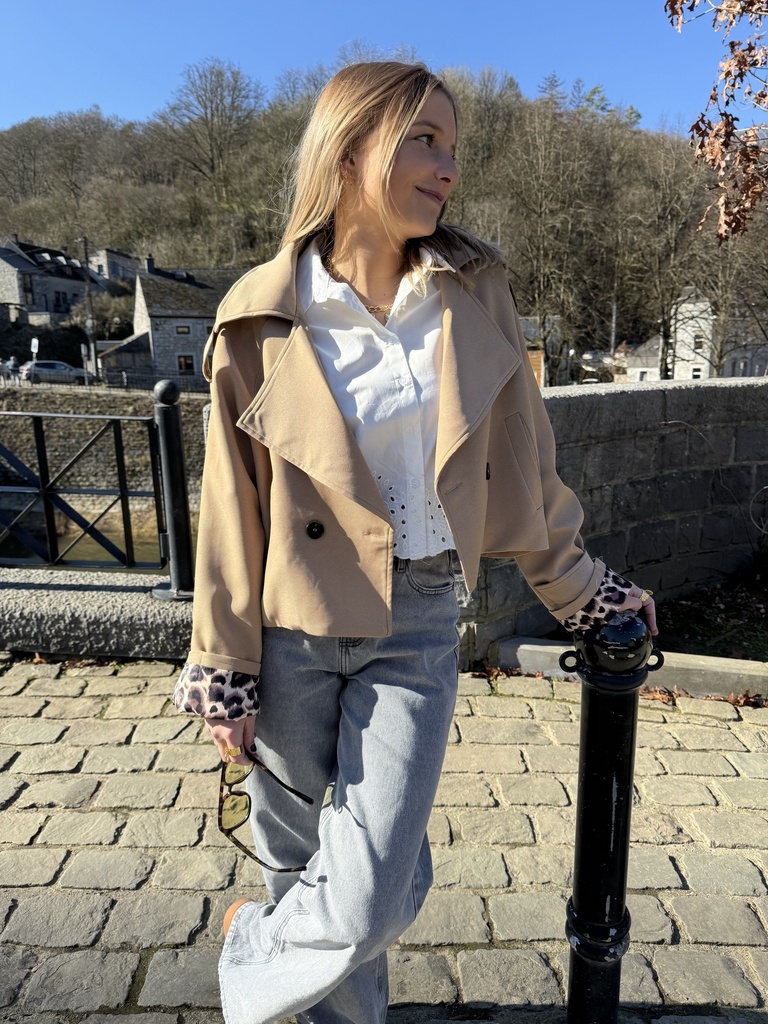 VESTE ROBY - CAMEL