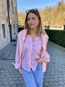CHEMISE LIGNÉE EVE - ROSE