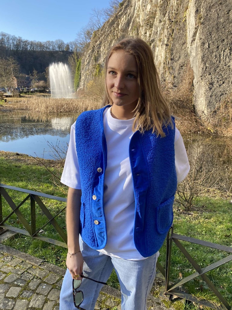 VESTE GINA - BLEU