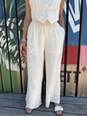 PANTALON MATHÉO - CRÈME
