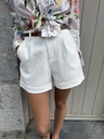 SHORT ODILE - BLANC