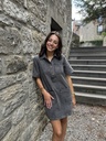 ROBE EN JEANS VALENTINE - GRIS