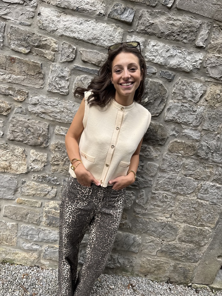 GILET LUMINA - ÉCRU