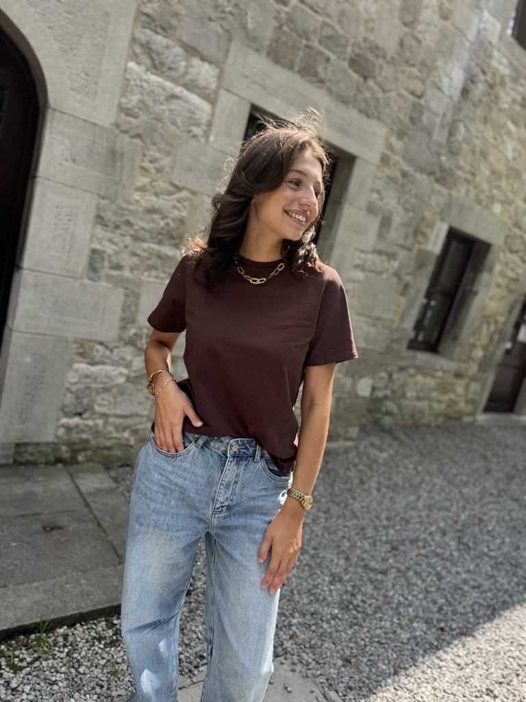 T-SHIRT JUDE - CHOCOLAT