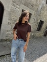 T-SHIRT JUDE - CHOCOLAT