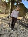 CHEMISE LIGNÉE EVY - MARRON