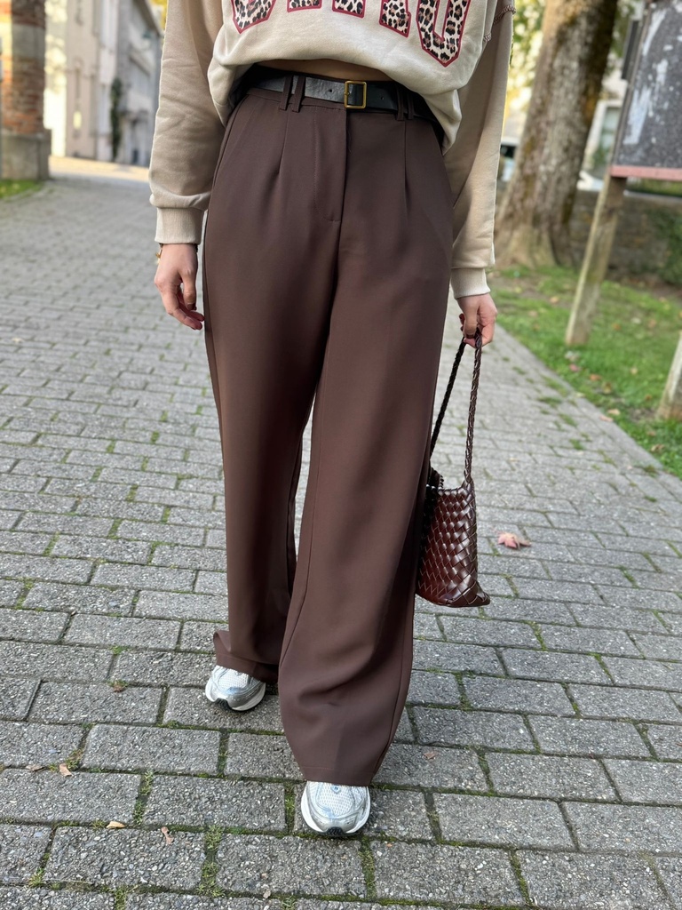 PANTALON MARTIAL - CHOCOLAT