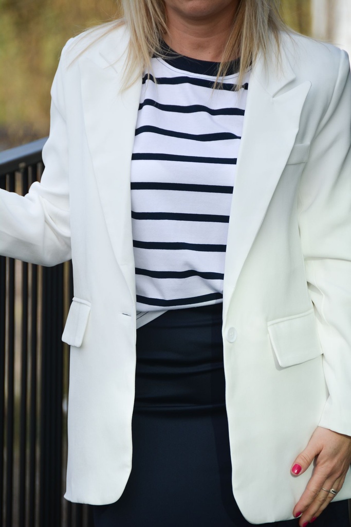 BLAZER ESTELLE - BLANC