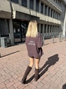 T-SHIRT RIVE GAUCHE - CHOCOLAT