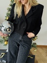 BLAZER CROPPED - NOIR