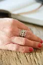 BAGUE VINCIANNE - ARGENTÉ