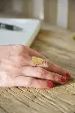 BAGUE CLÉA - DORÉ