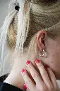 BOUCLES D'OREILLES EUGÉ - ARGENTÉ