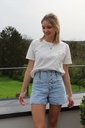 SHORT EN JEANS SOREYA - BLEU