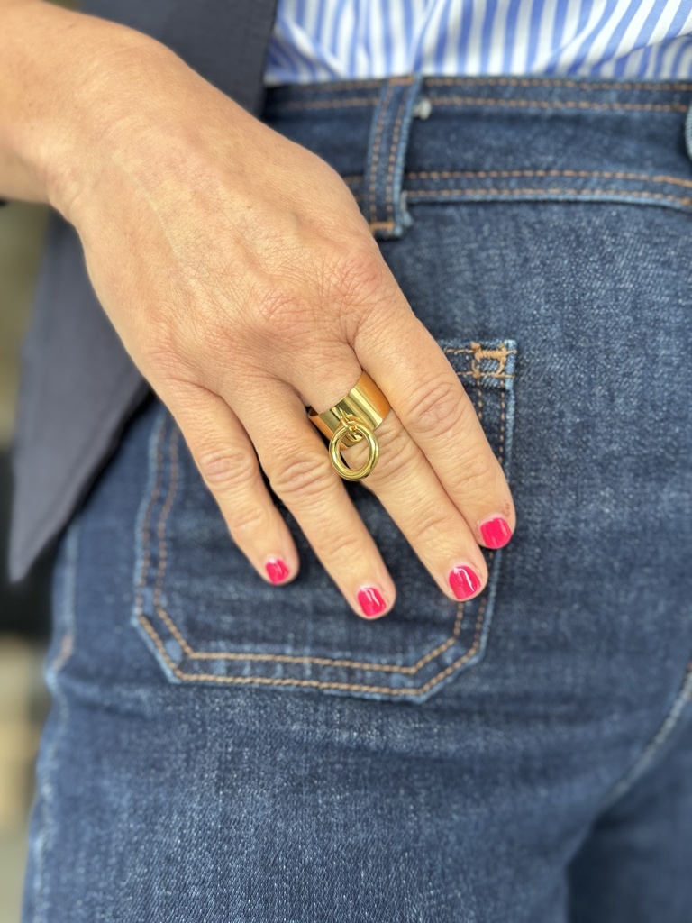 BAGUE ZOÉ - DORÉ