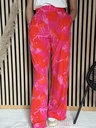 PANTALON À MOTIFS JESTA - ROSE/ROUGE