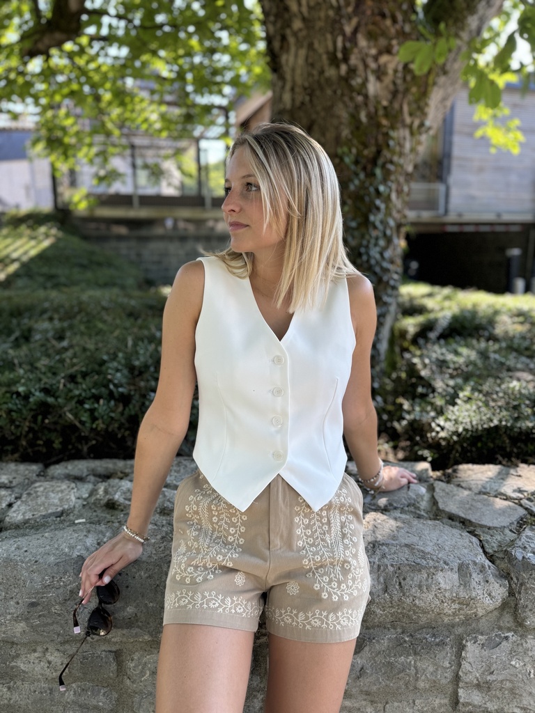 SHORT VICTORIA - BEIGE